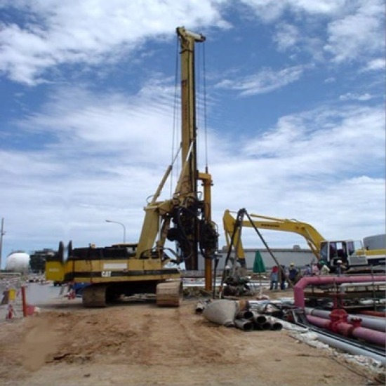 รับทำเสาเข็มเจาะระบบเปียก-ระบบแห้ง - รับเจาะเสาเข็มอาคาร ราคาถูก